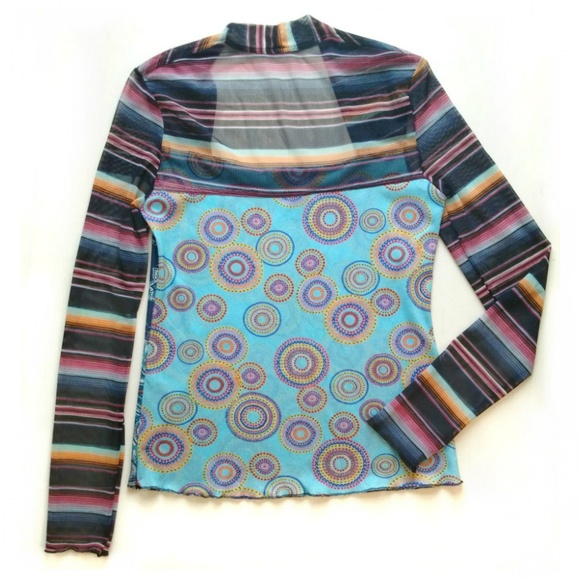 Multi-Color Multi-Pattern Long Sleeve - Size 1 XS - Picture 2 of 4